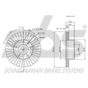 Compre Tubo flexível de travão da sbs 1330854711 a um preço baixo por 11,23 €