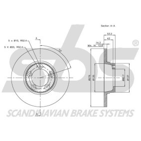 Compre Tubo flexível de travão da sbs 1330859942 a um preço baixo por 14,39 €