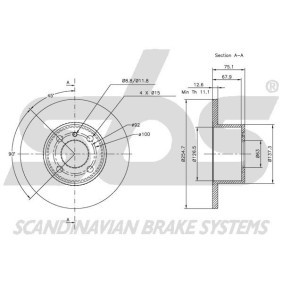 Comprar Latiguillo de freno de sbs 1330851506 a bajo precio de 10,83 €