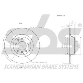 Compre Tubo flexível de travão da sbs 1330854753 a um preço baixo por 10,09 €