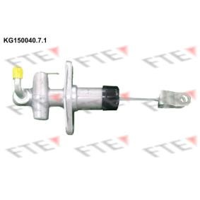 Comprar Cilindro maestro, embrague de FTE KG150040.7.1 a bajo precio de 47,44 €