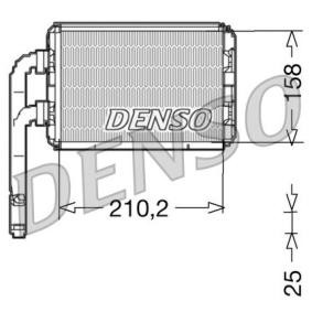 Wärmetauscher, Innenraumheizung DRR23016 von DENSO günstig für 70,94 € online kaufen