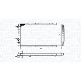 Compre Radiador, arrefecimento do motor da MAGNETI MARELLI 350213707000 a um preço baixo por 149,11 €