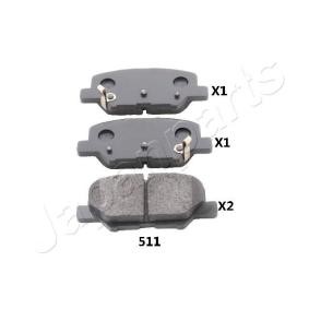 Bremsbeläge PP-511AF von JAPANPARTS günstig für 20,07 € online kaufen