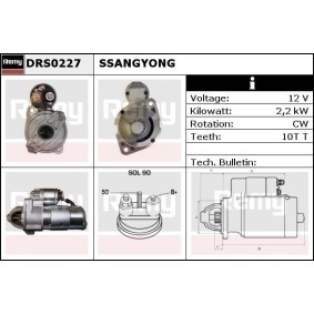 Köp Startmotor av DELCO REMY DRS0227 till det låga priset 7499,80 kr