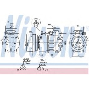 Klimakompressor 89297 von NISSENS günstig für 320,62 € online kaufen