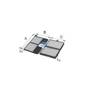 Achetez des Filtre d'habitacle UFI 53.197.00 à prix pour 24,23 €