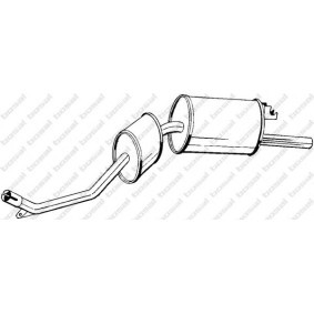 Comprar Silenciador trasero de BOSAL 281-763 a bajo precio de 78,83 €