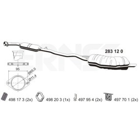 Acquista Marmitta da ERNST 283120 a buon mercato per soli 342,84 €