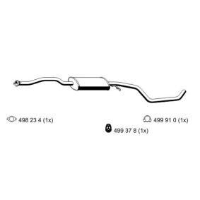 Compre Silenciador delantero de ERNST online para Escort Mk5 Hatchback (AAL, ABL) a precios moderados