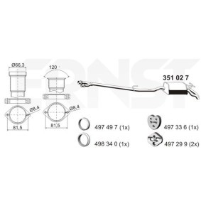 Acquista Marmitta da ERNST 351027 a buon mercato per soli 254,35 €