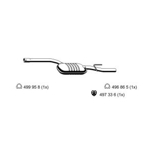 Mittelschalldämpfer 361101 von ERNST günstig für 138,90 € online kaufen