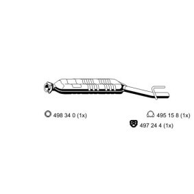 Mittelschalldämpfer 363099 von ERNST günstig für 140,31 € online kaufen