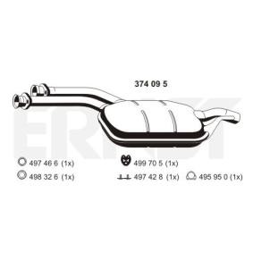 Mittelschalldämpfer 374095 von ERNST günstig für 187,79 € online kaufen