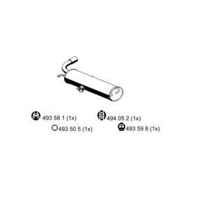 Achetez des Silencieux arrière ERNST 688017 à prix pour 196,52 €