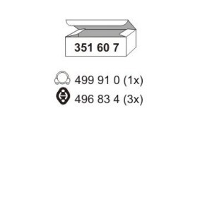 Montagesatz, Schalldämpfer 351607 von ERNST günstig für 14,62 € online kaufen