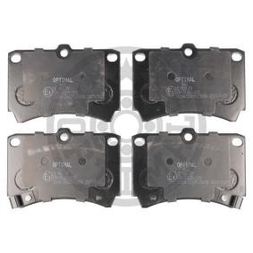 Bremsbeläge 9661 von OPTIMAL günstig für 19,53 € online kaufen