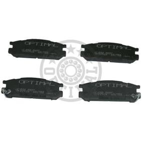 Bremsbeläge 9687 von OPTIMAL günstig für 24,60 € online kaufen