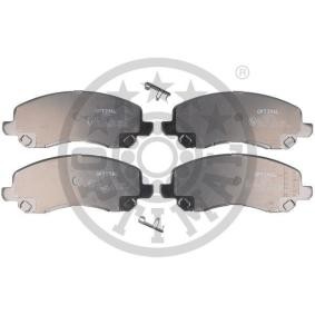 Bremsbeläge 12284 von OPTIMAL günstig für 33,74 € online kaufen