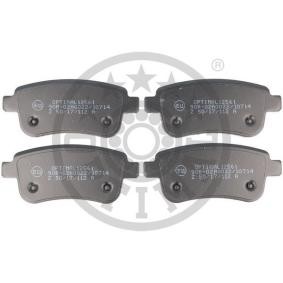 Bremsbeläge 12561 von OPTIMAL günstig für 28,15 € online kaufen