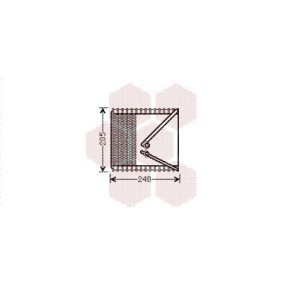 Acquista Evaporatore climatizzatore da VAN WEZEL 1700V381 a buon mercato per soli 233,02 €