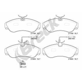 Achetez des Plaquettes de frein BRECK 21799 00 703 10 à prix pour 44,96 €