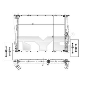 Kühler, Motorkühlung 703-0004 von TYC günstig für 125,90 € online kaufen