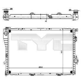 Kühler, Motorkühlung 703-0005 von TYC günstig für 83,64 € online kaufen