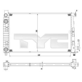 Kühler, Motorkühlung 721-0012 von TYC günstig für 128,17 € online kaufen