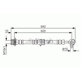 Bremsschlauch 1 987 481 572 von BOSCH günstig für 16,22 € online kaufen