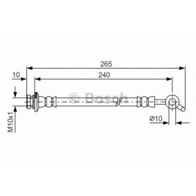 Bremsschlauch 1 987 481 571 von BOSCH günstig für 12,50 € online kaufen