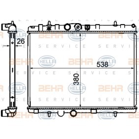 Kühler, Motorkühlung 8MK 376 700-231 von HELLA günstig für 275,92 € online kaufen
