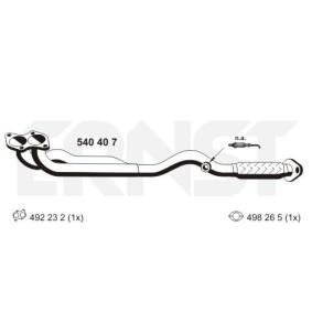 Achetez des Tuyau d'échappement ERNST 540407 à prix pour 214,42 €
