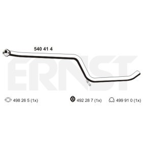 Achetez des Tuyau d'échappement ERNST 540414 à prix pour 108,46 €