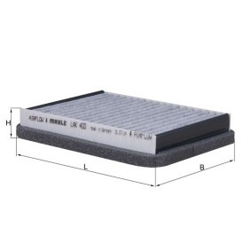 Innenraumfilter LAK 400 von MAHLE ORIGINAL günstig für 16,47 € online kaufen