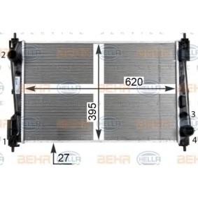 Kühler, Motorkühlung 8MK 376 754-454 von HELLA günstig für 116,47 € online kaufen