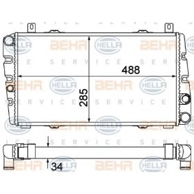 Kühler, Motorkühlung 8MK 376 901-041 von HELLA günstig für 54,32 € online kaufen