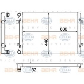 Kühler, Motorkühlung 8MK 376 901-101 von HELLA günstig für 137,94 € online kaufen