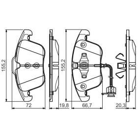Bremsbeläge 0 986 495 129 von BOSCH günstig für 41,33 € online kaufen