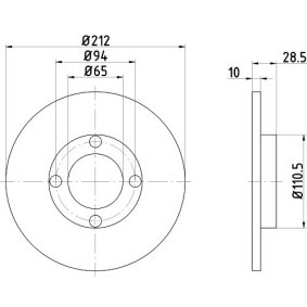 Achetez des Disque de frein TEXTAR 92071700 à prix pour 29,20 €