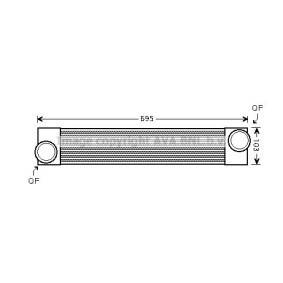 Ladeluftkühler BWA4346 von PRASCO günstig für 217,82 € online kaufen