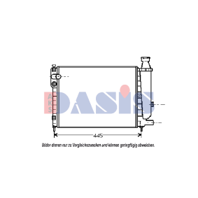 Ladeluftkühler 077012N von AKS DASIS günstig für 247,18 € online kaufen