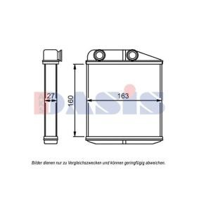 Wärmetauscher, Innenraumheizung 089019N von AKS DASIS günstig für 50,68 € online kaufen