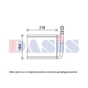 Wärmetauscher, Innenraumheizung 519015N von AKS DASIS günstig für 59,19 € online kaufen