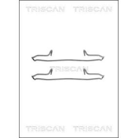 Compre Kit de accesorios, pastillas de frenos de TRISCAN online para 806 Furgoneta (AF) a precios moderados