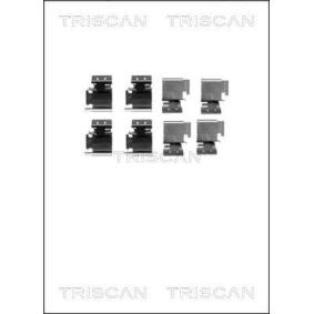 Zubehörsatz, Scheibenbremsbelag 8105 101627 von TRISCAN günstig für 26,00 € online kaufen