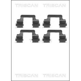 Compre Kit de accesorios, pastillas de frenos de TRISCAN online para Polo Vivo Hatchback (6S1, 6S3) a precios moderados