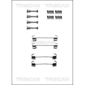 Achetez des Kit d'accessoires, mâchoires de frein de stationnement TRISCAN 8105 112335 à prix pour 26,77 €