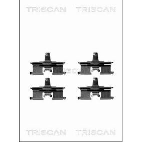 Zubehörsatz, Scheibenbremsbelag 8105 241607 von TRISCAN günstig für 17,95 € online kaufen