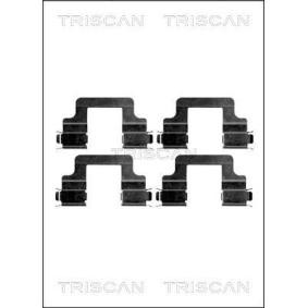 Zubehörsatz, Scheibenbremsbelag 8105 291606 von TRISCAN günstig für 18,63 € online kaufen